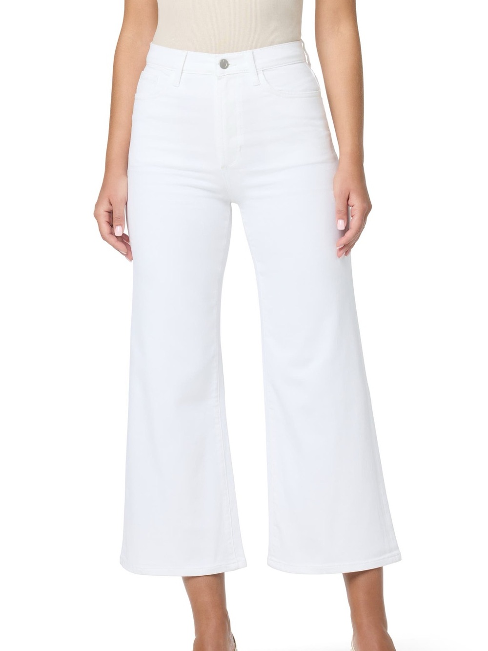 Joes white Jeans high rise, crop boot Kinsley size 27